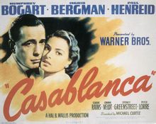Casablanca: 1942 pel · lícula americana protagonitzada per Humphrey Bogart
