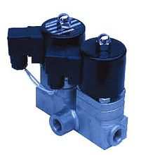 De dues vies de la vàlvula de solenoide