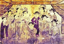 Murals de les tombes de la dinastia de cançó Pak