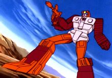 Màquina de perforació: personatge de dibuixos animats Transformers
